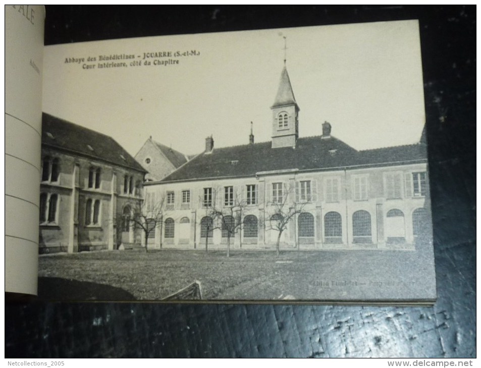 CARNET DE 30 CARTES POSTALES - ABBAYE DE JOUARRE - 77 SEINE ET MARNE (S)