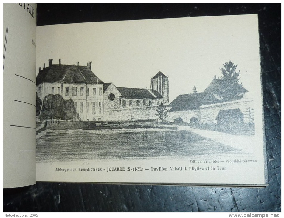 CARNET DE 30 CARTES POSTALES - ABBAYE DE JOUARRE - 77 SEINE ET MARNE (S)