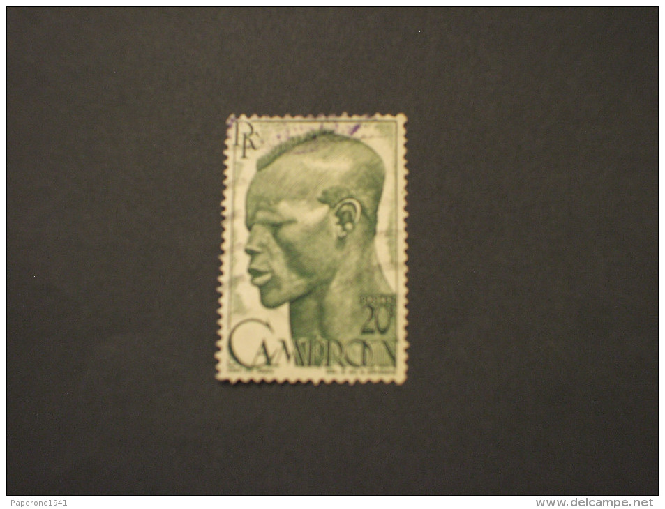 CAMEROUN - 1946 CAVALLIERE 20 F. - TIMBRATO/USED - Other & Unclassified