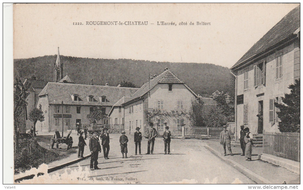 ROUGEMEONT LE CHATEAU   TERRITOIRE DE BELFORT   90  CPA - Rougemont-le-Château