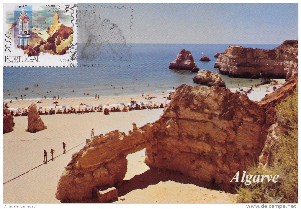 MAXIMUM CARD - MAXICARD - MAXIMUMKARTE - CARTE MAXIMUM - PORTUGAL - PRAIA DA ROCHA - ALGARVE - OBL. TRIPLE - Cartes-maximum (CM)