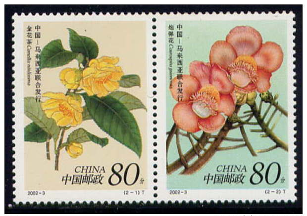 CHINE  - 3967/3968** - FLEURS - Ungebraucht