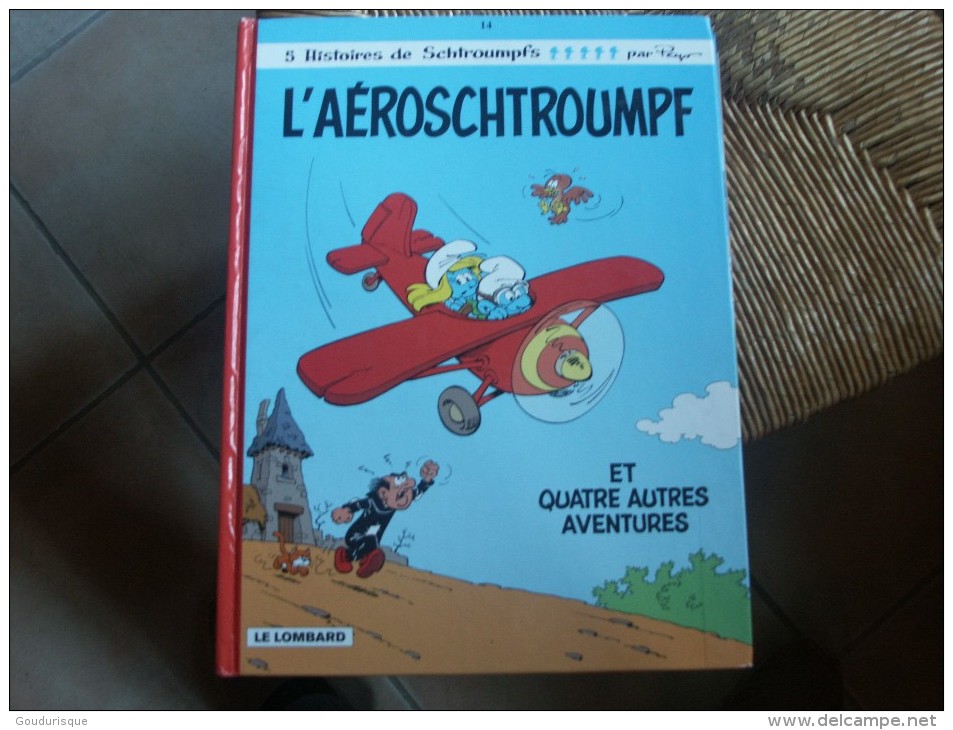 LES SCHTROUMPFS T14 L'AEROSCHTROUMPF - Schtroumpfs, Les - Los Pitufos