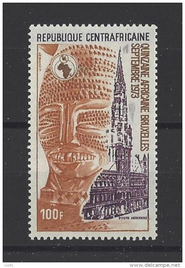 CENTRARICAINE (République) . YT  PA  117  Neuf **  Quinzaine Africaine De Bruxelles  1973 - Zentralafrik. Republik