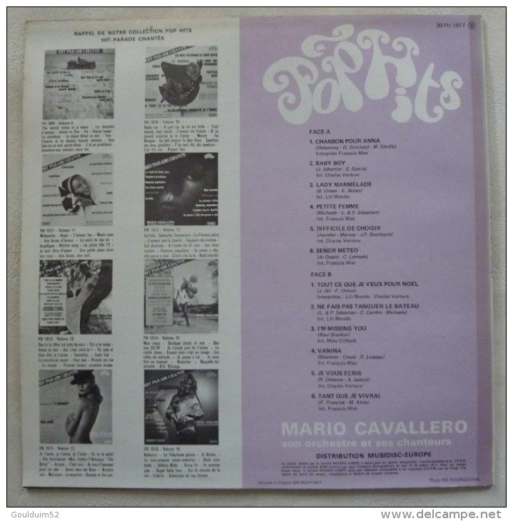 Hit Parade " Mario Cavallero " - Compilations