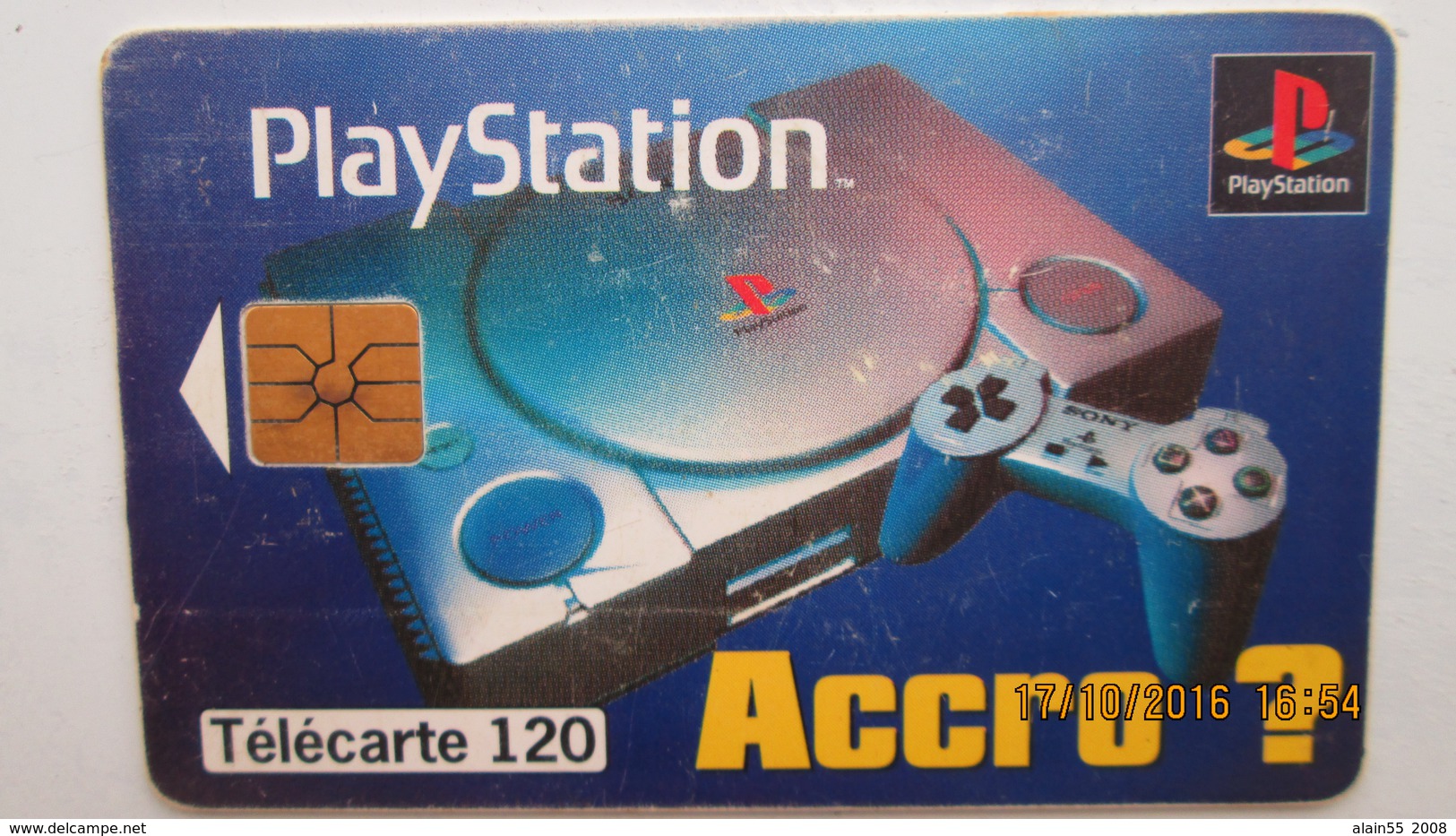 UNE TELECARTE 120 PLAYSTATION - Games