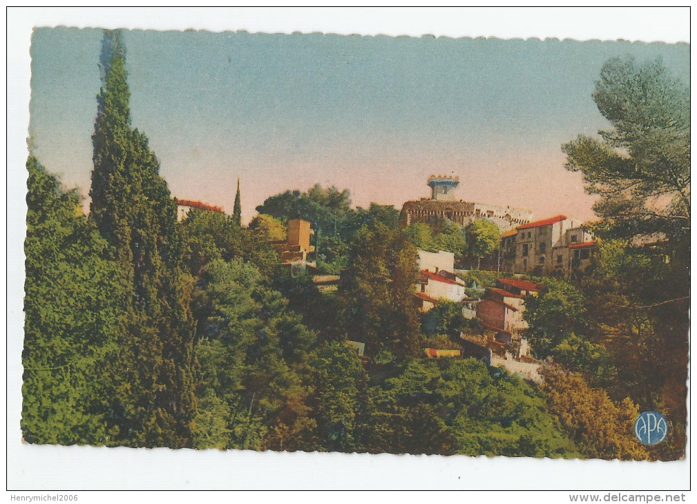 06 - Cagnes Sur Mer - Vue Du Chateau Grimaldi Prise De La Route De Vence - Cagnes-sur-Mer