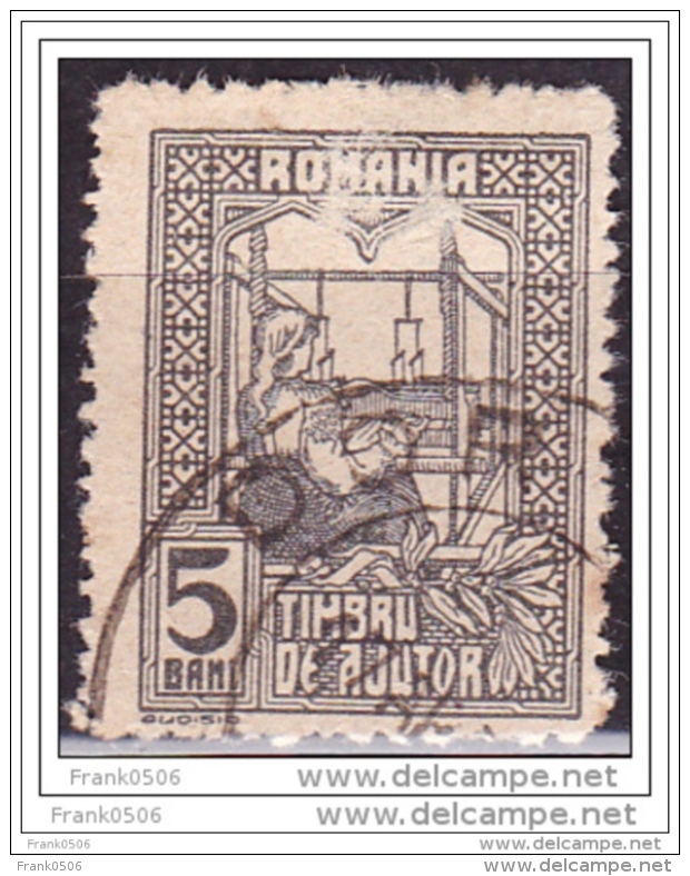 Romania  1916-18, The Queen Weaving, 5b, Used - Usado