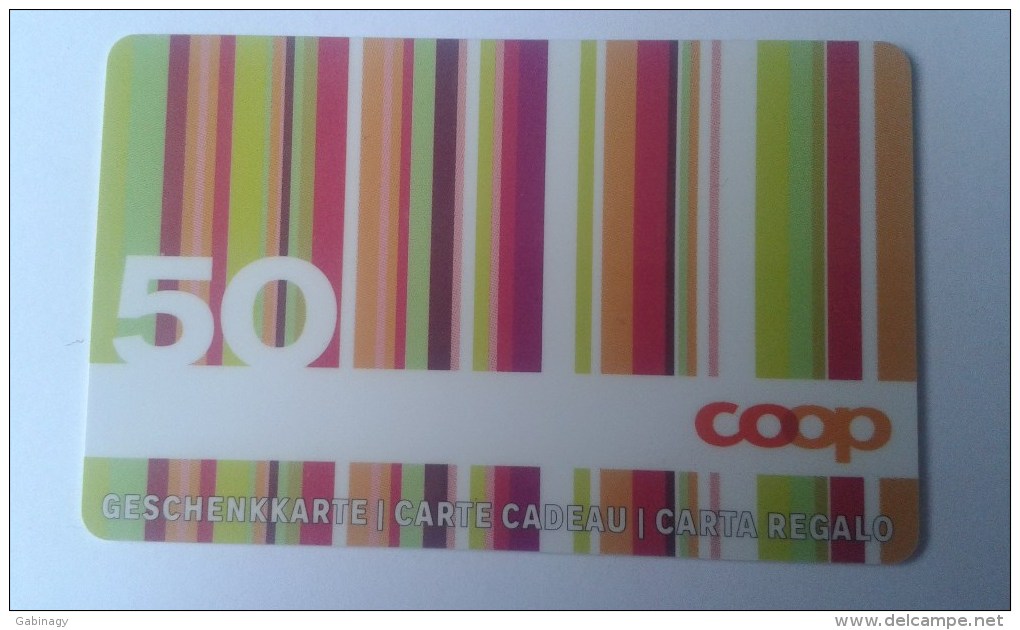 GIFT CARD - SWITZERLAND - COOP 096. - Cartes Cadeaux