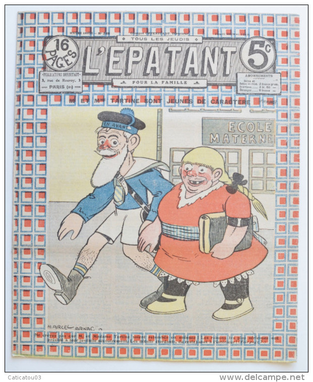 BD RARE "L´ÉPATANT" - L. FORTON (aut. Des Pieds Nickelés) N°268 - 22 Mai 1913 - 16 Pages - Pieds Nickelés, Les