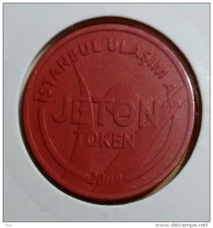 TURKEY ISTANBUL TRANSPORT TOKEN METRO TOKEN JETON 2009 - Autres & Non Classés