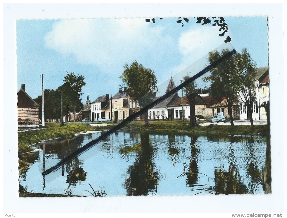 CPM -   Vignacourt  - Village Fleuri - Le Grand Flot Et Rue De Daours - Vignacourt