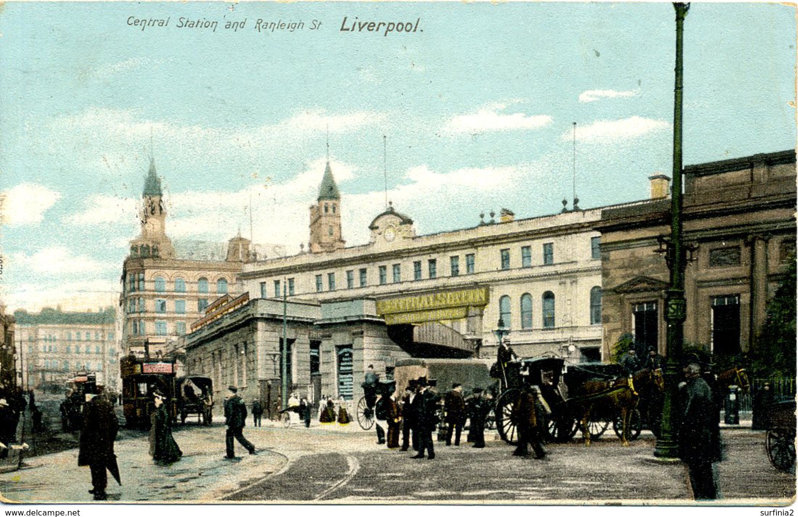 MERSEYSIDE - LIVERPOOL - CENTRAL STATION AND RANLEIGH STREET 1905 Me70 - Liverpool