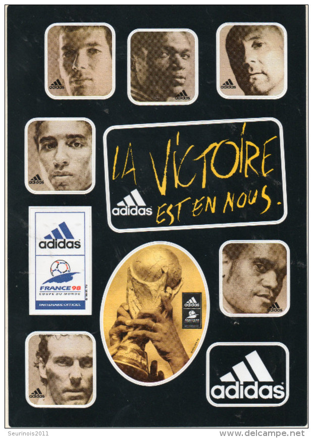 Lot Autocollant ADIDAS FRANCE 98 - Adesivi