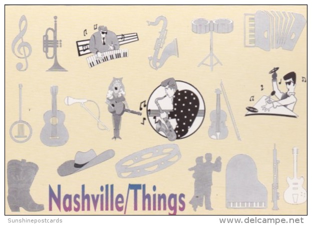 Tennessee Nashville Collection Of Things Found In Nashville - Nashville