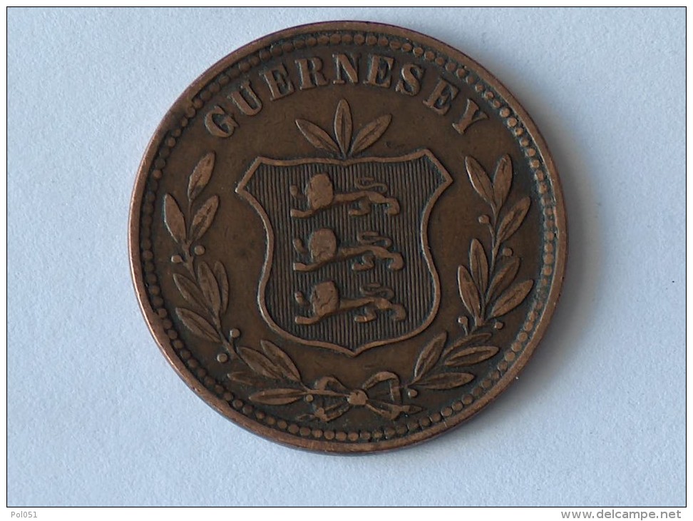 GUERNESEY 8 DOUBLES 1868 - Guernesey