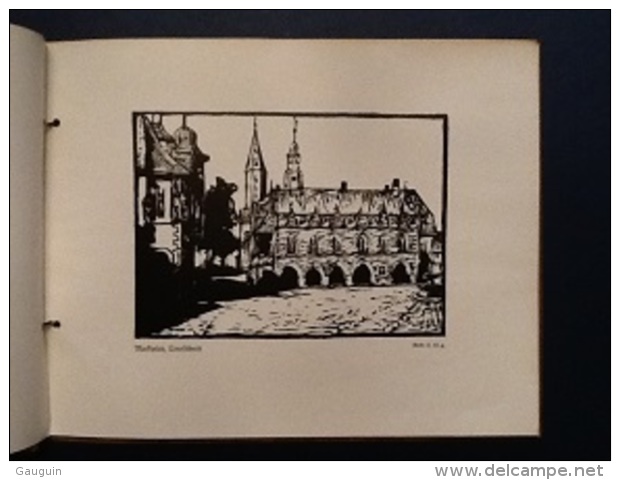 GOSLAR (Ville De BASSE SAXE) - RECUEIL ILLUSTRATIONS SIGNEES - ARCHITECTURE SITES - Edition Allemande - Catalogues