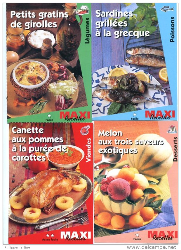 Recettes De Cuisine Maximo - Lot De 50 Fiches - Küche & Rezepte