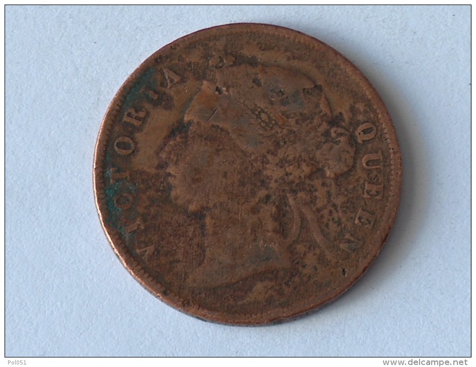STRAITS SETTLEMENTS ONE CENT 1895 - Colonies