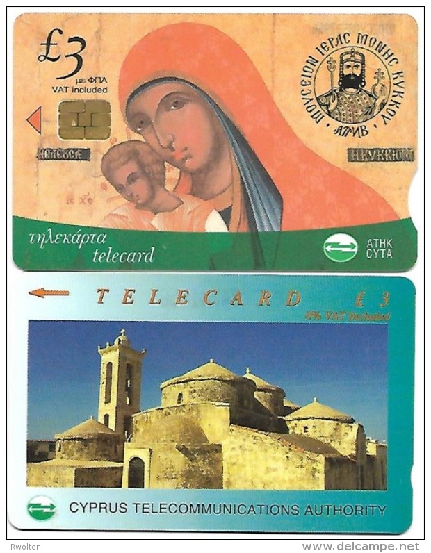 @+ Chypre - Lot De 2 Télécartes - Chypre