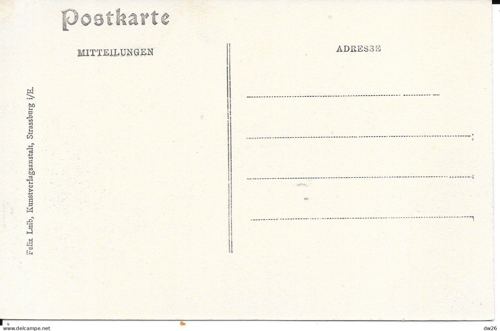 Illustration Non Signée: Ruine Falkeinstein - Felix Luib, Kunstverlagsanstalt - Carte Non Circulée - Pfronten