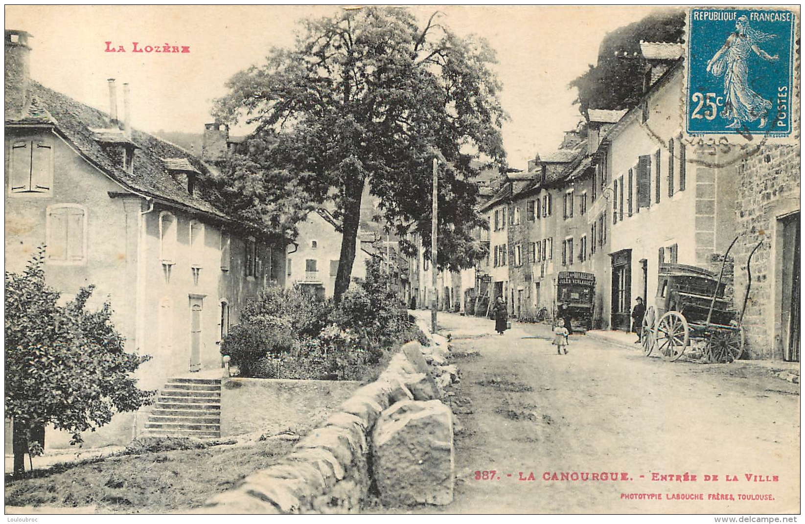 LA CANOURGUE ENTREE DE LA VILLE - Sonstige & Ohne Zuordnung