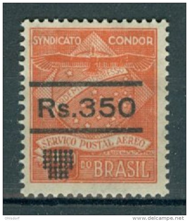 BRASIL - AIRMAIL PRIVATE COMPANIES - CONDOR 1930: Yv 23, * MH - FREE SHIPPING ABOVE 10 EURO - Airmail (Private Companies)