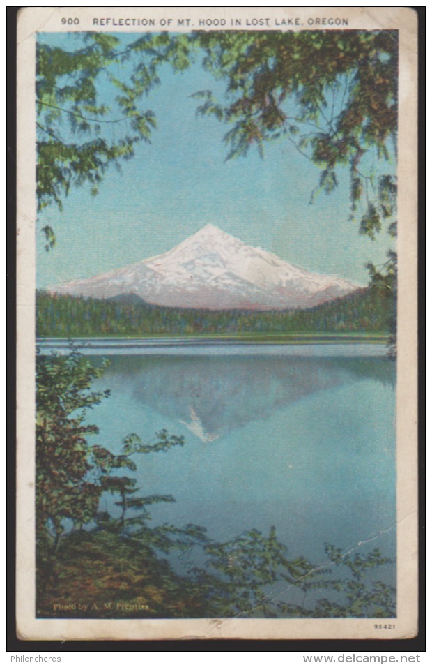 CPA - (Etats Unis) Reflection OfMT. Hood In Lost Lake, Oregon - Autres & Non Classés