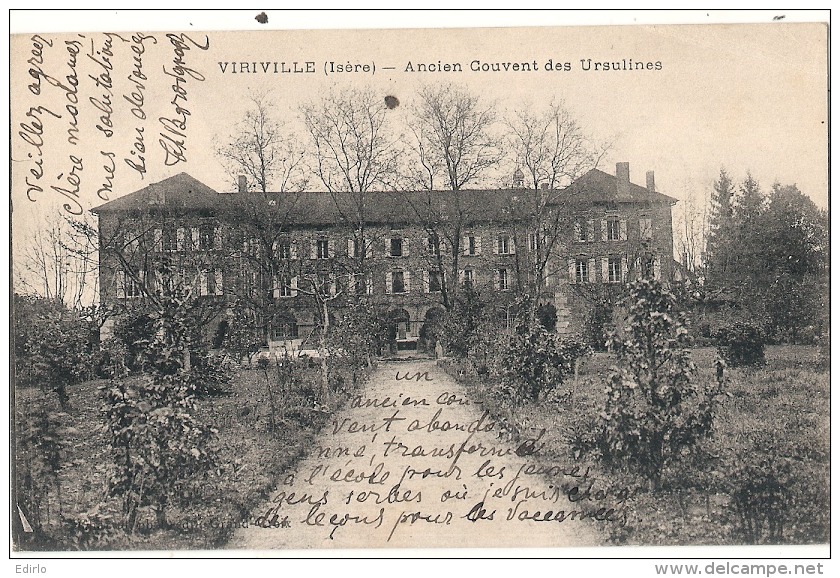 -38 - VIRIVILLE  Ancien Couvent Des Ursulines TTB - Viriville