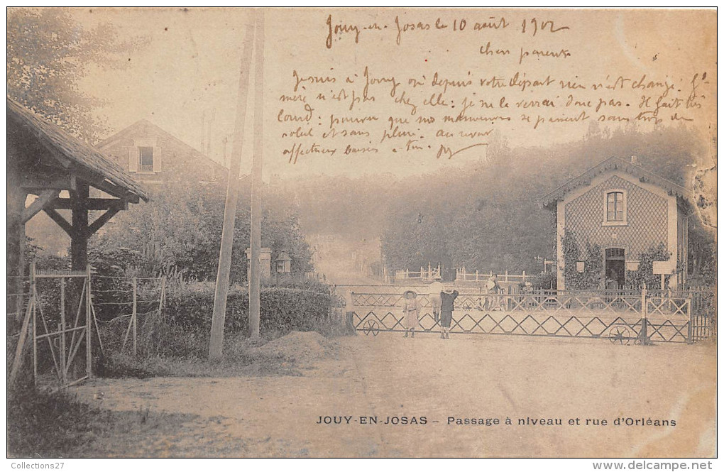 78-JOUY-EN-JOSAS- PASSAGE A NIVEAU ET RUE D'ORLEANS - Jouy En Josas