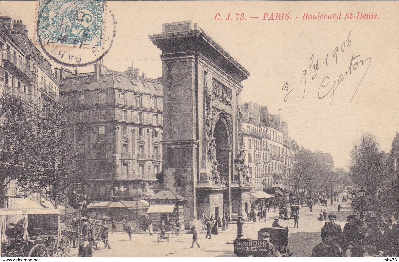 75---PARIS--10arr.--boulevard St-denis---voir 2 Scans - Arrondissement: 10