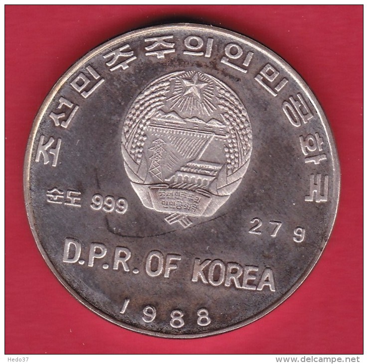 Corée - 500 Won - Argent - 1988 - Corée Du Sud