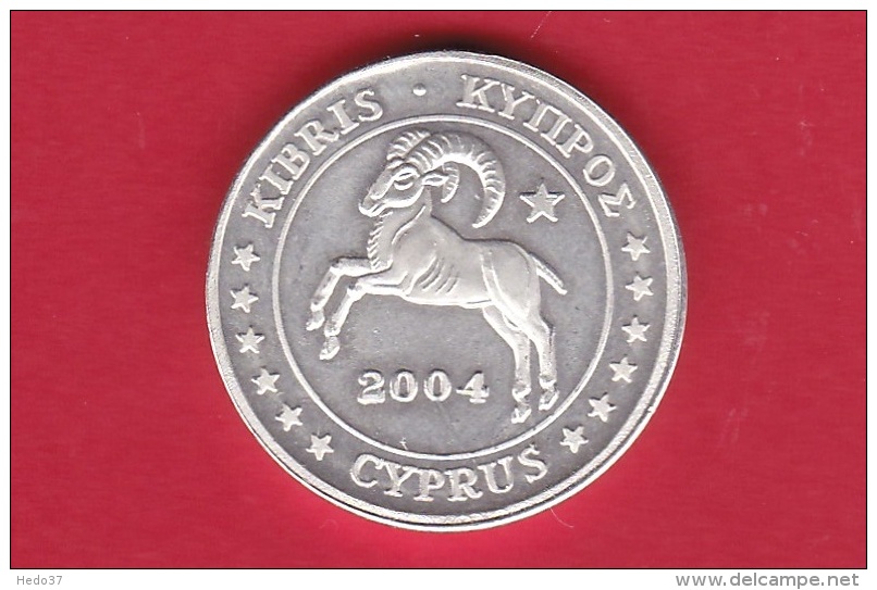 Chypre - 2 Centimes € - Essai - Argent - 2004 - Chypre