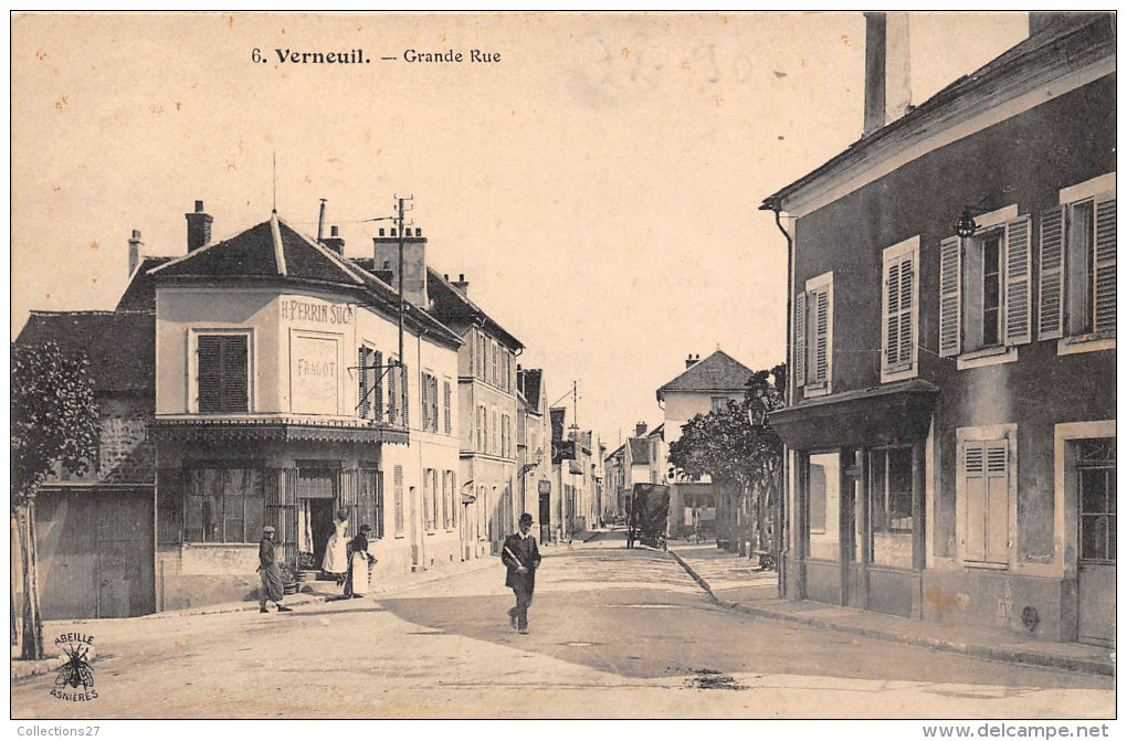 78-VERNEUIL- LES BOIS , GRANDE RUE - Verneuil Sur Seine