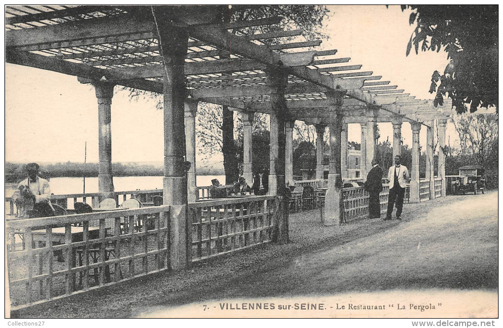 78-VILLENNES-SUR-SEINE- RESTAURANT LA PERGOLA - Villennes-sur-Seine