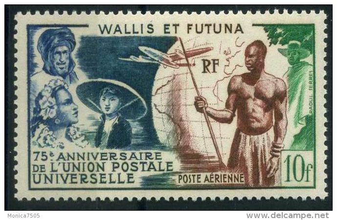 WALLIS ET FUTUNA (  AERIEN  ) : Y&amp;T  N°  11  TIMBRE  NEUF   SANS  TRACE  DE  CHARNIERE , A  VOIR . - Nuevos