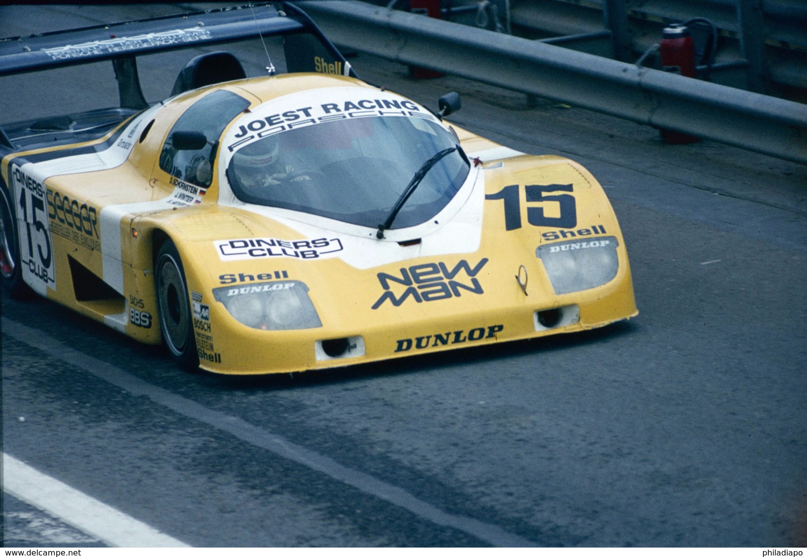 1000 Km Spa Francorchamps 1983 Porsche 936 - JM Martin - Dieter Schornstein  - Diapositive Dia Diapo 35mm Original (B05) - Dias