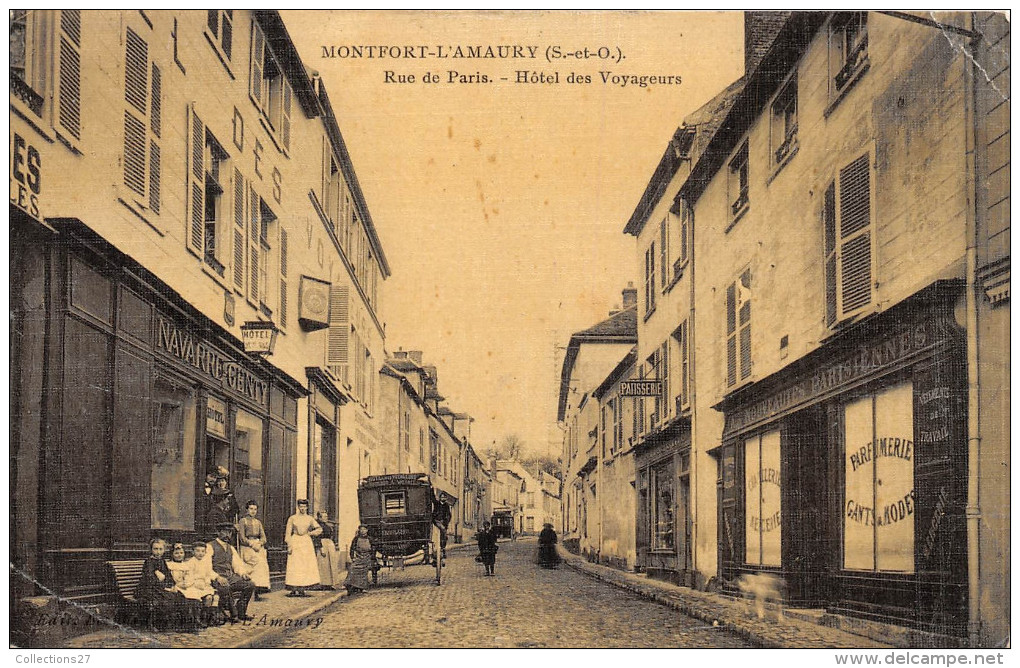 78-MONTFORT-L´AMAURY- RUE DE PARIS, HÔTEL DES VOYAGEURS - Montfort L'Amaury