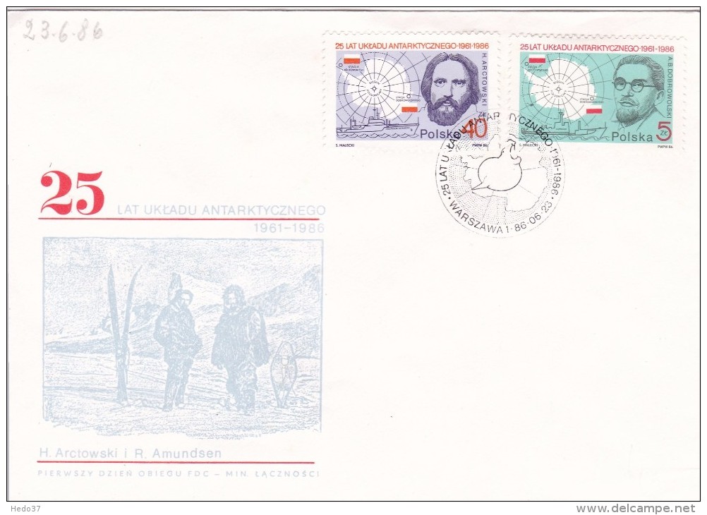 Pologne - Lettre - Arktis Expeditionen