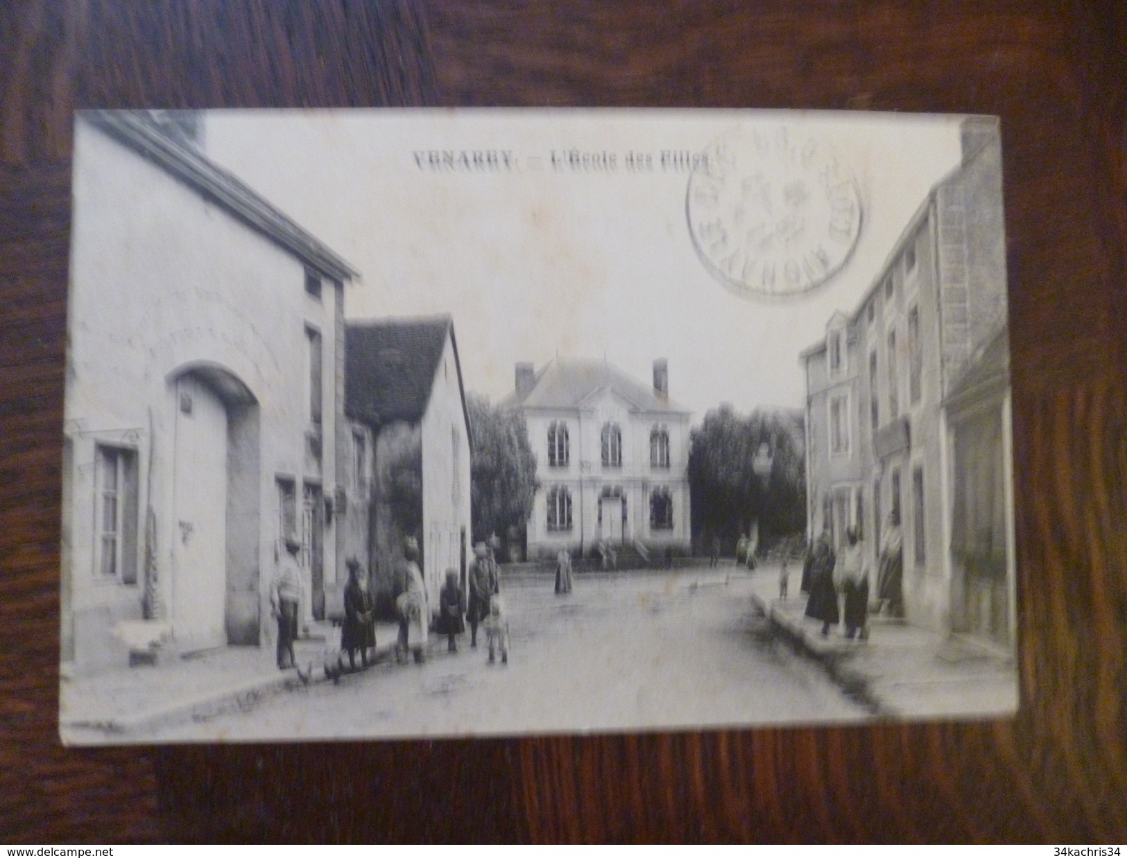 CPA 21 Venarey L'école Des Filles - Venarey Les Laumes