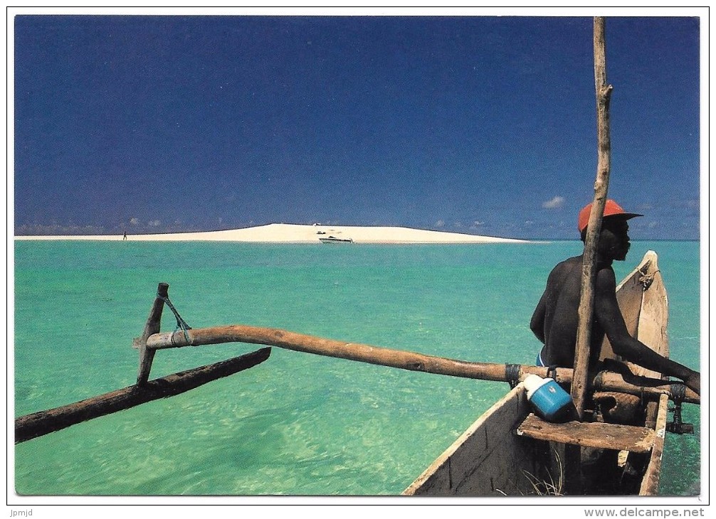 97 - M'Tsanga Tsohélé - îlot De Sable Blanc Au Sud De Mayotte - Ed. Shopping N° 114 - Pirogue à Balancier - Mayotte