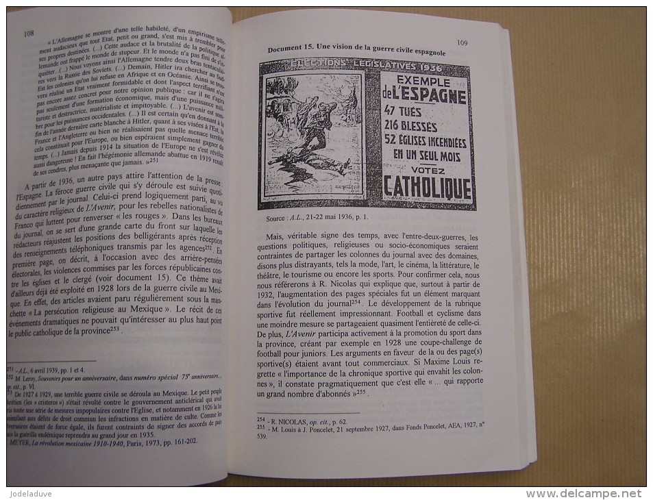 L' AVENIR DU LUXEMBOURG 1894 1994 Un Siècle un Journal une Province Régionalisme Journaliste Presse Journalisme Histoire