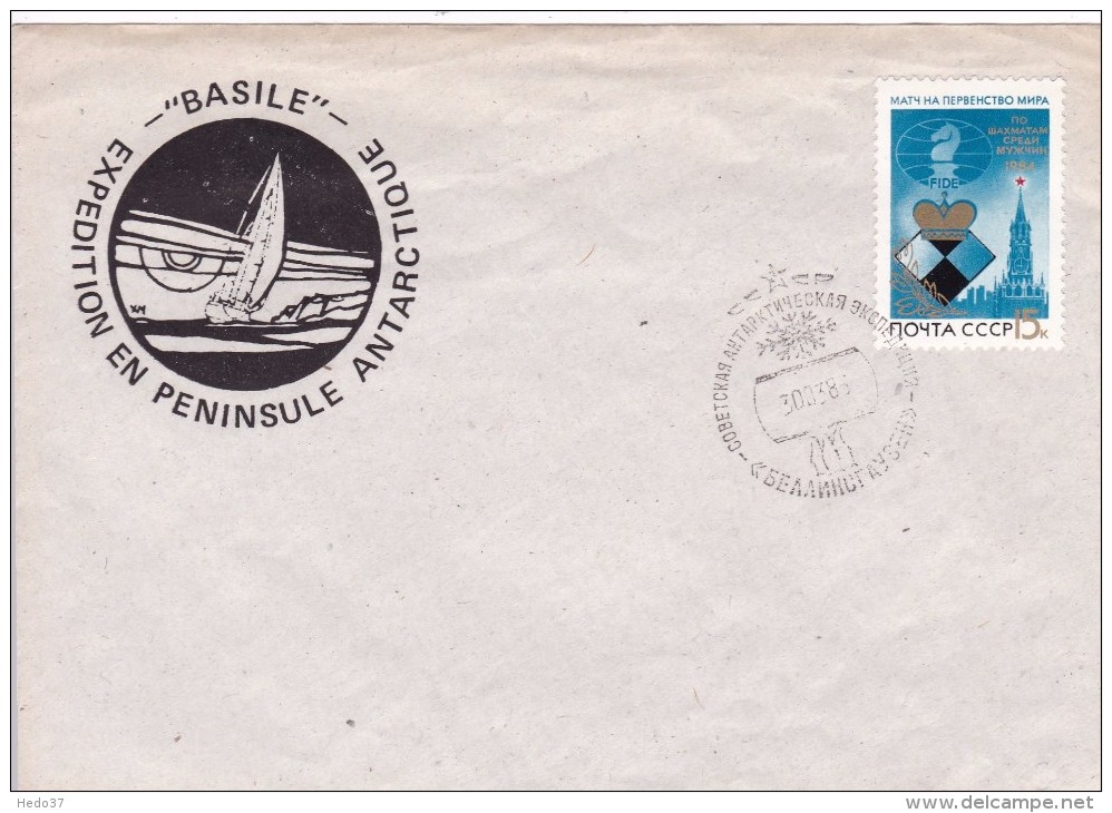 Russie - Lettre, Carte, Document - Expéditions Antarctiques