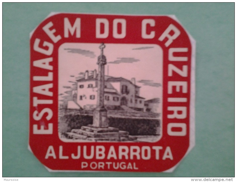 Étiquette  Hotel ALJUBARROTA PORTUGAL - Hotel Labels