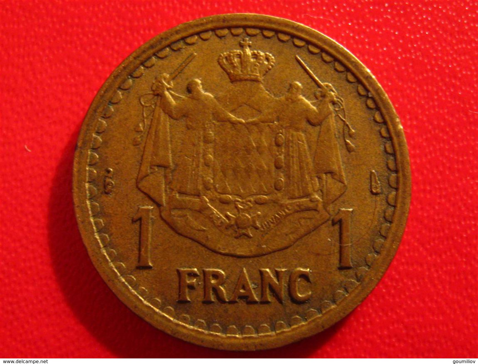 Monaco - 1 Franc Louis II 2950 - 1922-1949 Louis II