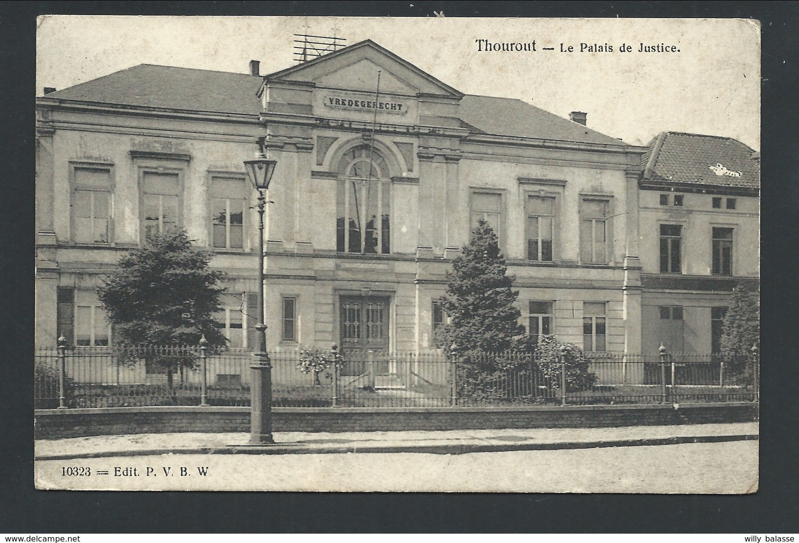 +++ CPA - THOUROUT - TORHOUT - Palais De Justice - P.V.B.W. 10323  // - Torhout
