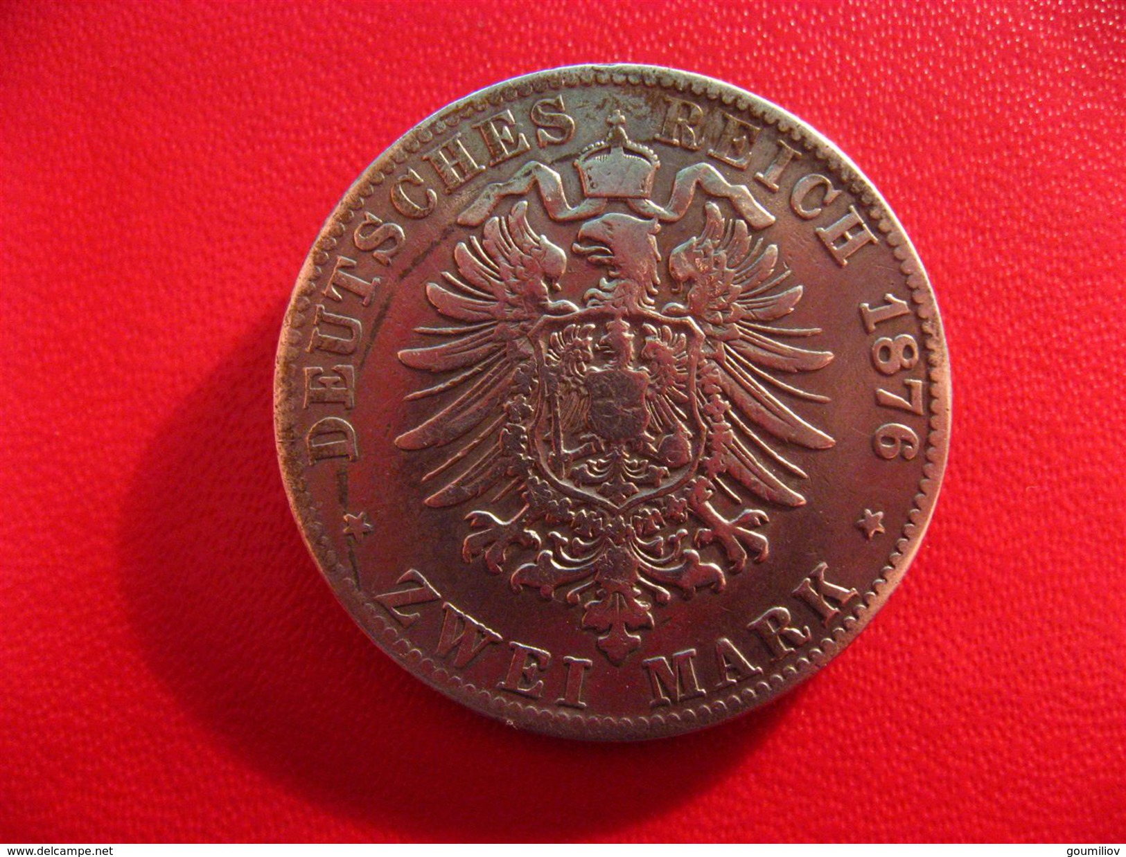 Allemagne - Prusse - 2 Zwei Mark 1876 C 6501 - 2, 3 & 5 Mark Silber