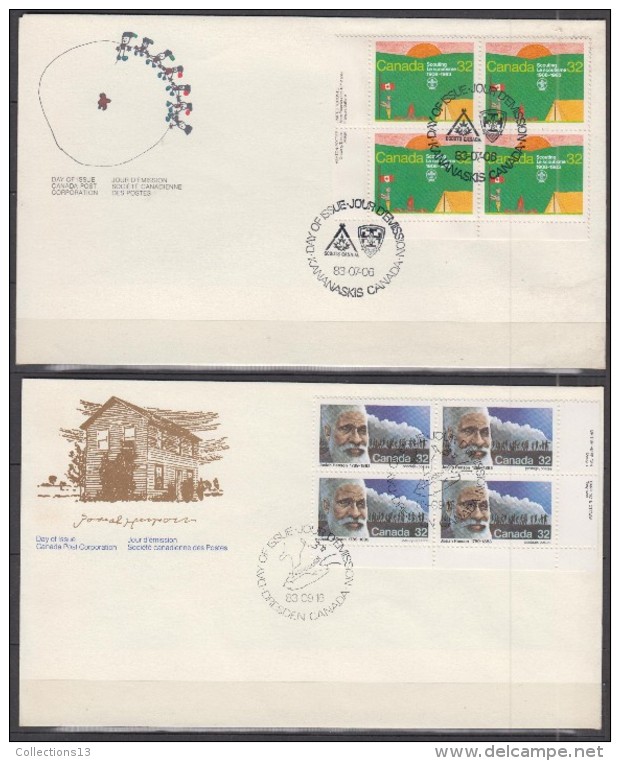 CANADA - Lot De 20 Enveloppes 1er Jour (voir Liste) SUP - 1981-1990
