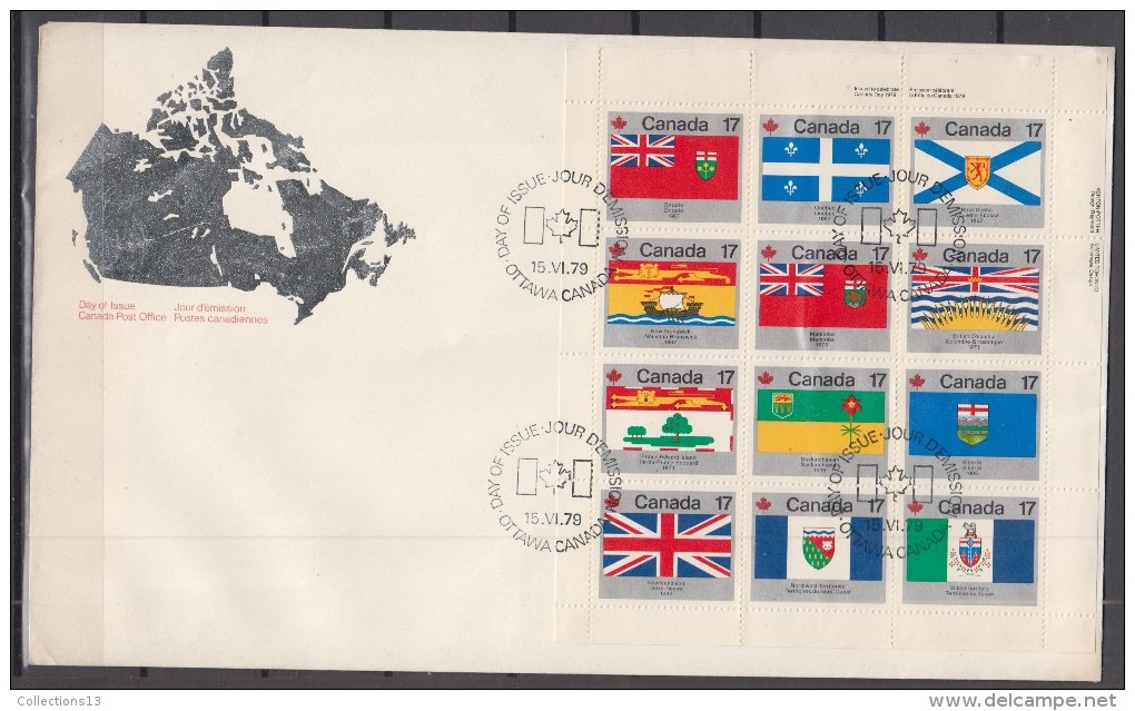 CANADA - lot de 20 enveloppes 1er jour (voir liste) SUP