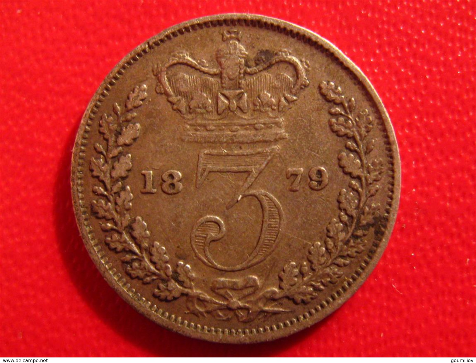 Grande-Bretagne - UK - 3 Pence 1879 2668 - F. 3 Pence